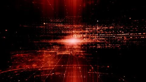 Advanced Data Matrix Simulation Background Stock Illustration