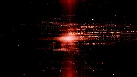 Advanced Data Matrix Simulation Background Stock Illustration