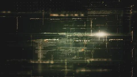 Advanced Data Matrix Simulation Background Stock Illustration