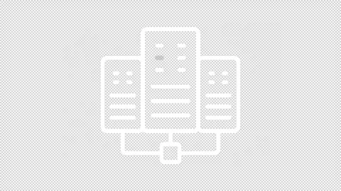 Advanced data storage animation set Stock Footage 340285679
