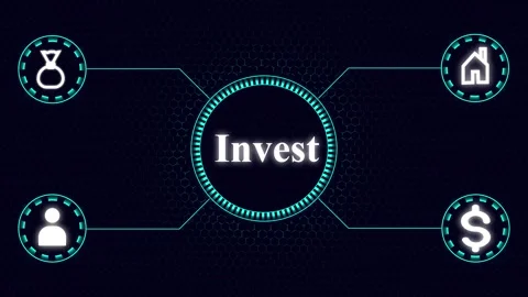 Advanced digital dashboard monitors corporate financial performance analyti.. Stock Footage 338240243