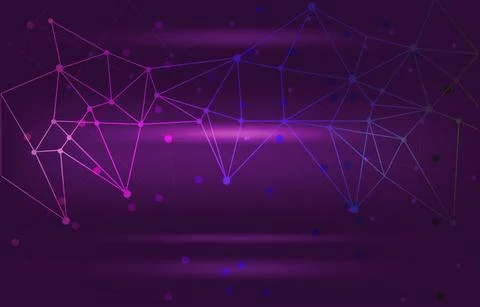 Advanced Digital Network Connection Internet Computer Technology Background Stock Illustration