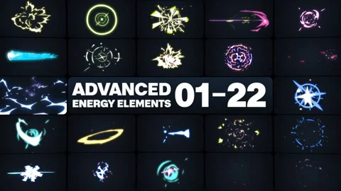 Advanced Energy Elements for After Effects 스톡 After Effects