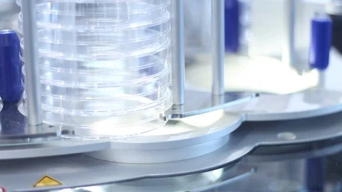 Advanced equipment for samples in the laboratory of the scientific center Stock Footage 87134285