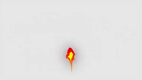 Advanced Fire Elements Simple 01 Motion Graphics Video stock 244199215