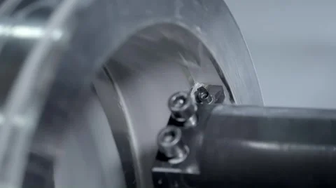 Advanced German CNC Milling Center Metal Cutting Stock Footage 340512478