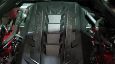 Advanced HighPerformance Engine Component in detail inspection Vídeo Stock 291620948