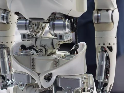 Advanced Humanoid Robot Robotics Technology for Future Innovation Stock Photos