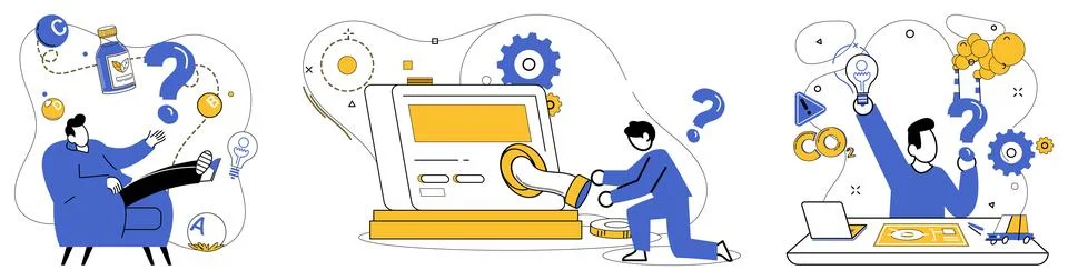 Advanced idea. Intelligence is fuel propelling rocket business into stratosphere Stock Illustration