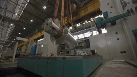 Advanced Industrial Machinery in Operation for Enhanced Efficiency and Stock Footage 294303853