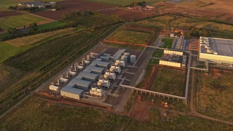 Advanced IT facility hosting AI and big data computing. Stock Footage 318620400