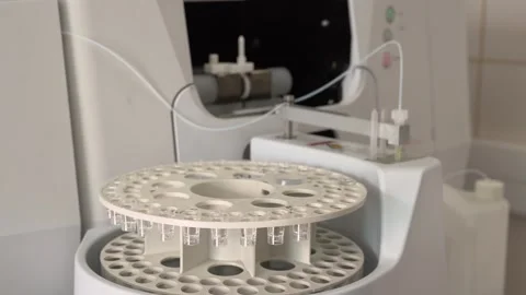 Advanced Laboratory Equipment for Precision Diagnostic Testing in Healthcare and Video stock 300489605