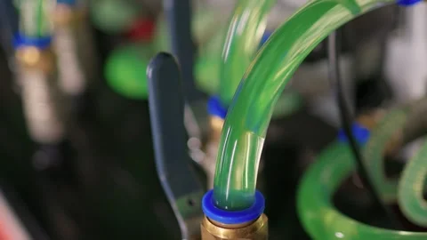 Advanced liquid cooling system enhances performance and efficiency in data Stock Footage 280939142