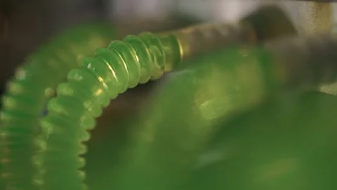 Advanced liquid cooling system enhances performance and efficiency in data Stock Footage 280939213