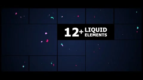 Advanced Liquid Elements | After Effects After Effects素材