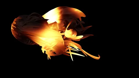 Advanced Nuclear Fusion Core Visualization with High-Energy Plasma and Cosmic Stock Footage 334082541