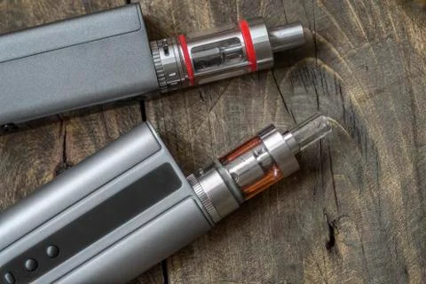 Advanced personal vaporizer or e-cigarette Stock Photos