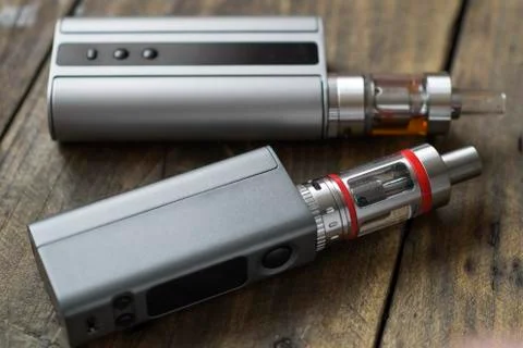 Advanced personal vaporizer or e-cigarette Stock Photos