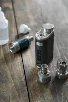 Advanced personal vaporizer or e-cigarette Stock Photos