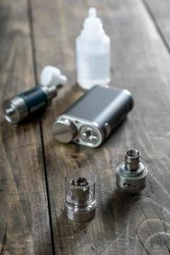 Advanced personal vaporizer or e-cigarette Foto stock