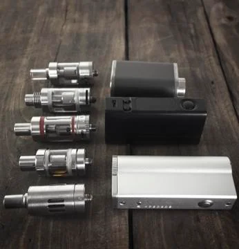 Advanced personal vaporizer or e-cigarette Foto stock