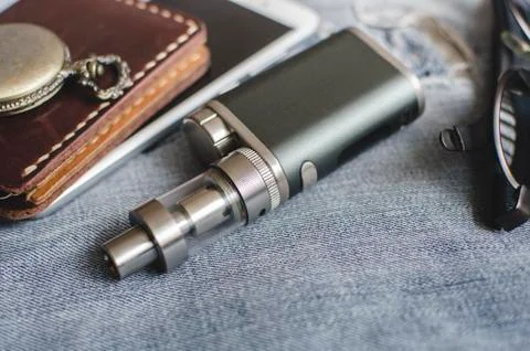 Advanced personal vaporizer or e-cigarette Stock Photos