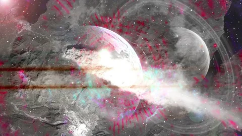 Advanced plexus fantasy abstract technology. Stock Footage 77523941