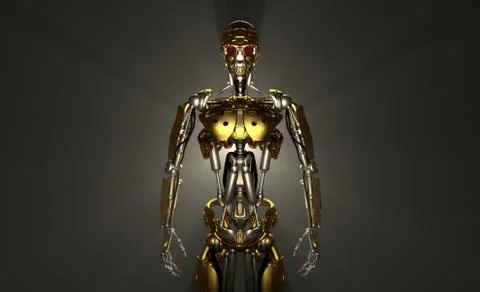 Advanced robot Illustrazione stock