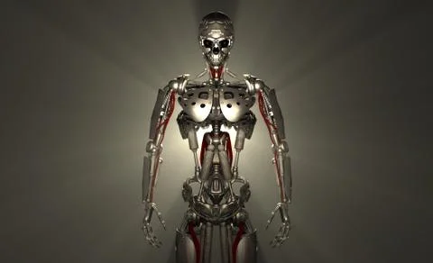 Advanced robot soldier Stock-Illustration
