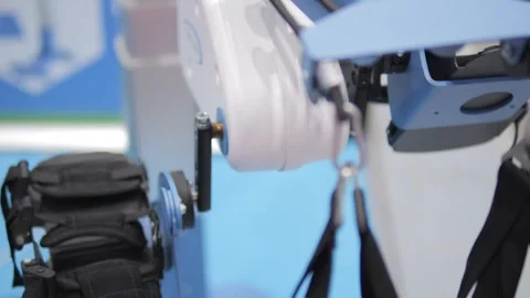 The Advanced Robotic Mechanical Arm is vital for various industrial applications Stock Footage 289436358