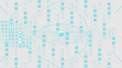 Advanced Seamless HUD Neural Encryption Deck: Master UI Screen : 4K Alpha Stock-Footage 332943777