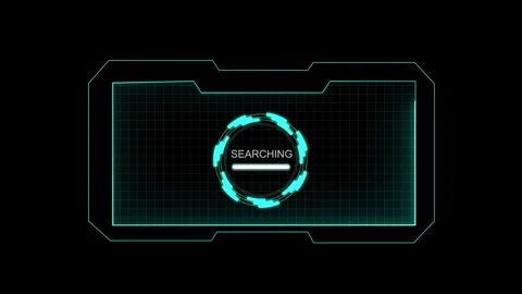 Advanced searching interface monitors digital file extraction status. Futur.. Stock Footage 337817802