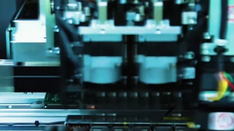 Advanced Semiconductor Manufacturing in High Tech Video stock 342617839