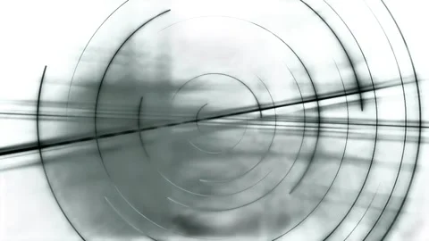 Advanced Sensor Detection System, Radar Visualization and Tracking System Stock Footage 336191250