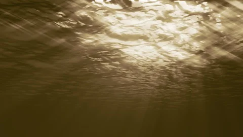 Advanced Sepia Underwater Looping Animation full ultra HD 4k Stock-Footage 87220177