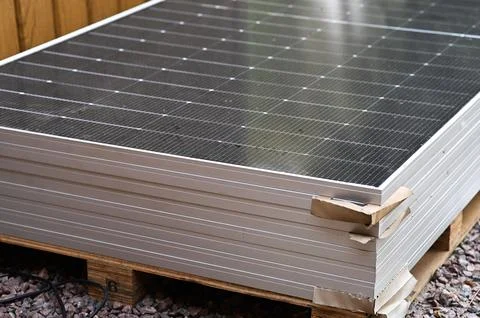 Advanced solar technology representing the integration of modern energy Stock Photos