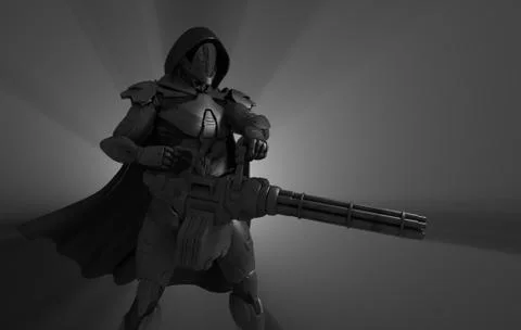Advanced steath soldier Stock-Illustration