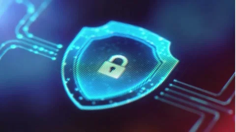 Advanced Tech Security Lock for Ultimate Protection Stock Footage 314932375