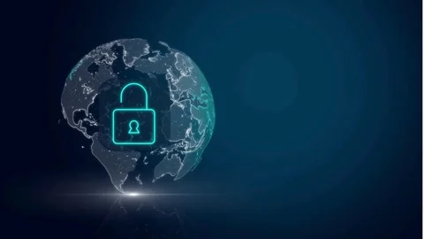 Advanced Tech Security Lock for Ultimate Protection Stock Footage 314932445