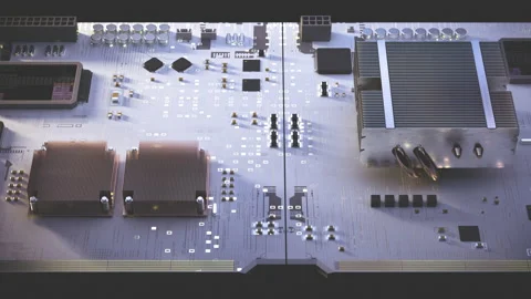 Advanced Technology Concept Visualization: VFX Bleeding Edge Technology on Stock Footage 238977537