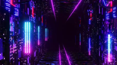 Advanced Technology On CPU Processor Illustrazione stock