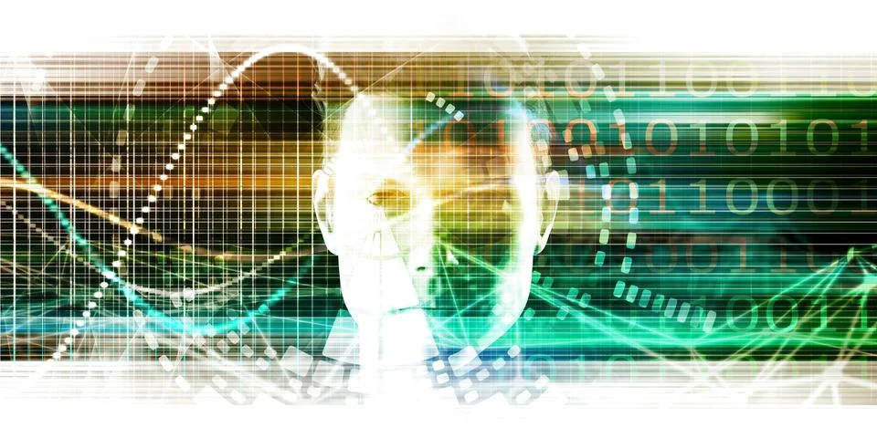 Advanced Technology As A It Concept Stock Illustration