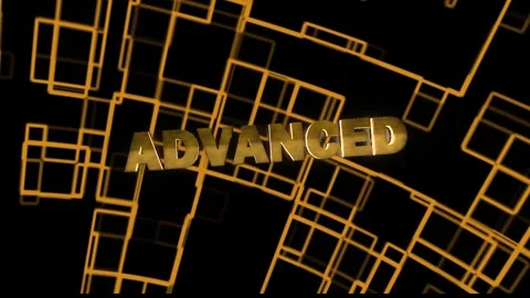 Advanced Technology Word with background Stock Footage 295285384