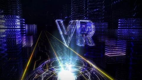 Advanced tracking software and data storing by creating a virtual reality world. Video stock 152299538