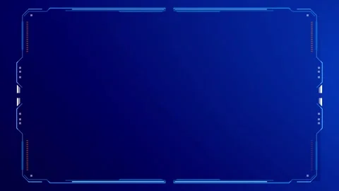 Advanced user control interface panel with holographic displays, signal interfer Stock Footage 340156037