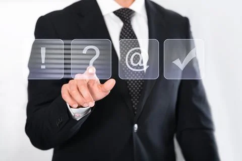 Advanced user of high modern technology Stock-Fotos