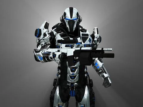 Advanced usper soldier Stock Photos