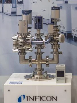 Advanced Vacuum Components Displayed at Messe Munchen Stock Photos