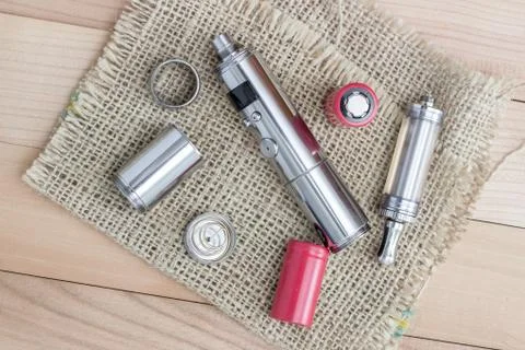 Advanced vaping device, E-cigarette Stock Photos
