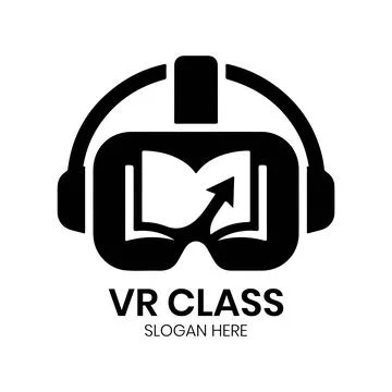 Advanced VR Class Logo Academic Icon Stock Illustration